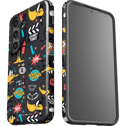 Looney Tunes Daffy Duck Patches Galaxy S24 Plus Impact Case